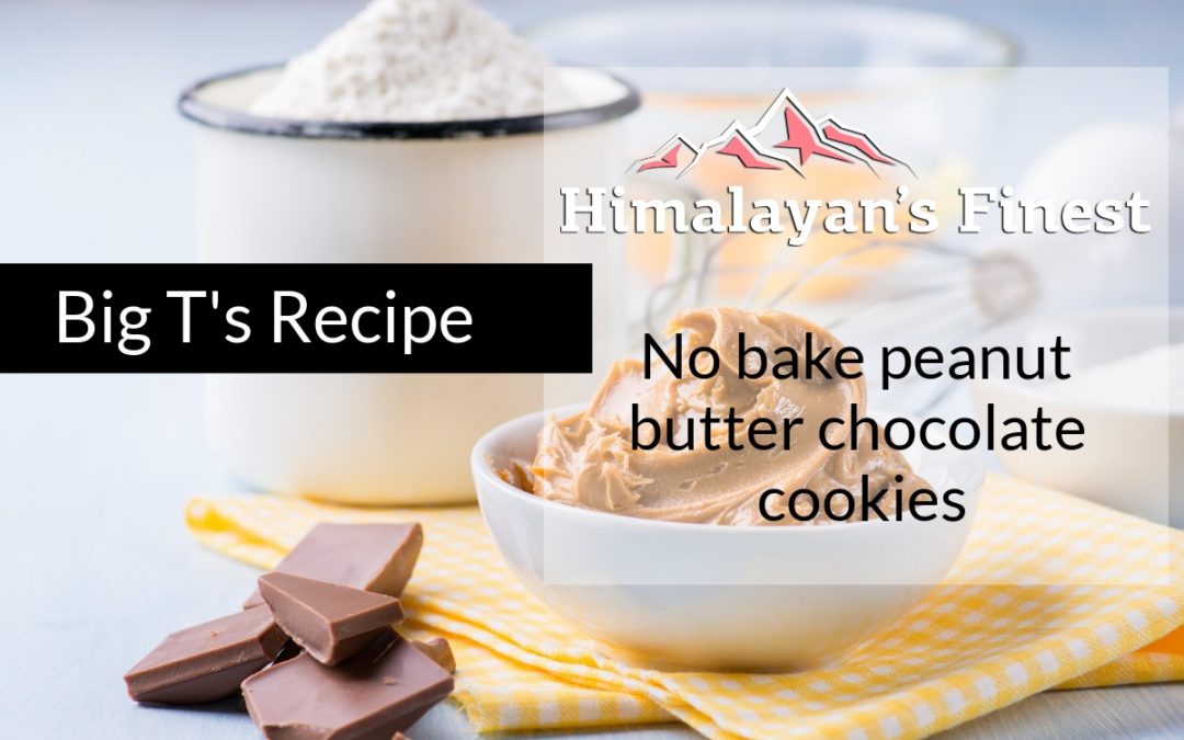 Big T’s no bake peanut butter chocolate cookie