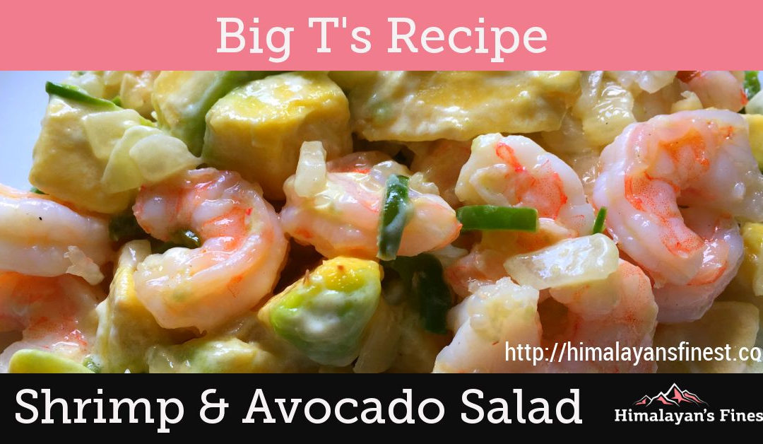 Shrimp & Avocado Salad w/ Himalayan’s Finest Pink Salt
