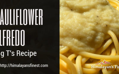 Cauliflower Alfredo w/ Himalayan’s Finest Pink Salt