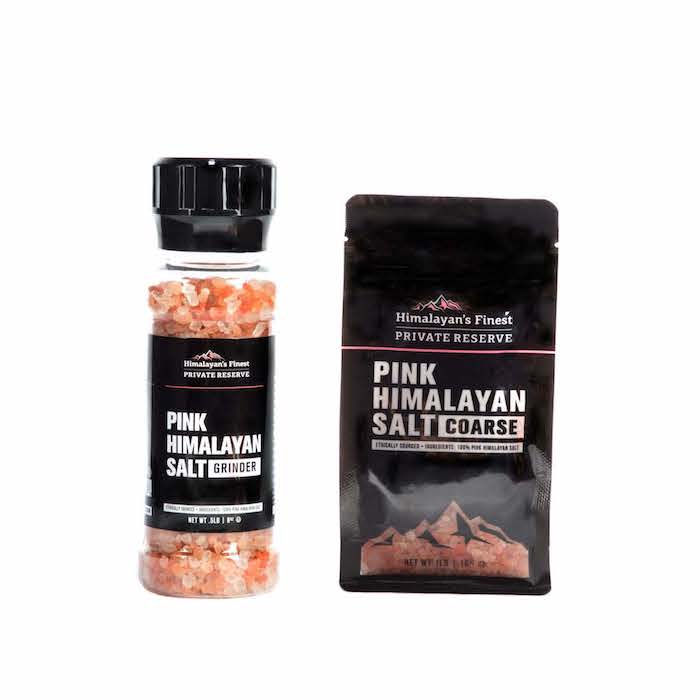 8 oz. Grinder and 1 lb coarse refill bundle